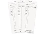Pyramid Technologies 4410010 Time Card for Model 4000 Payroll Recorder 3 1 2 x 8 1 2 100 Pack