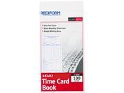 Rediform 4K402 Employee Time Card Semi Monthly 4 1 4 x 8 100 Pad