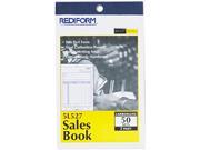 Rediform 5L527 Sales Book 4 1 4 x 6 3 8 Carbonless Duplicate 50 Sets Book