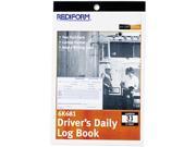 Rediform 6K681 Driver s Daily Log 5 1 2 x 7 7 8 Duplicate with Carbons 31 Sets Book
