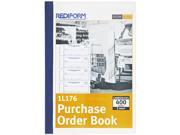 Rediform 1L176 Purchase Order Book 7 x 2 3 4 Two Part Carbonless 400 Sets Book