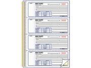 Rediform 8L810 Money Receipt Book 7 x 2 3 4 Carbonless Duplicate Twin Wire 300 Sets Book