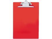 Saunders 21601 Plastic Antimicrobial Clipboard 1 Capacity Holds 8 1 2w x 12h Red
