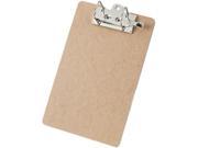 Saunders 05712 Hardboard Arch Clipboard 2 Capacity Holds 8 1 2 w x 12 h Brown