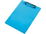 Saunders 21567 Acrylic Clipboard 1 2 Capacity Holds 8 1 2w x 12h Transparent Blue