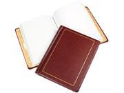 Wilson Jones 0396 11 Looseleaf Minute Book Red Leather Like Cover 125 Pages 8 1 2 x 11