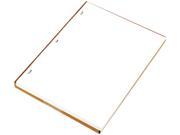Wilson Jones 903 10 Ledger Sheets for Corporation and Minute Book White 11 x 8 1 2 100 Sheets