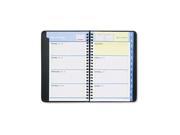 AT A GLANCE 76 02 05 QuickNotes Recycled Weekly Monthly Appointment Book Black 4 7 8 x 8