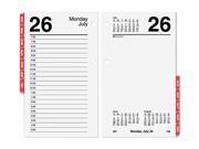 AT A GLANCE E717T 50 Desk Calendar Refill with Tabs 3 1 2 x 6