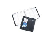 DayMinder G595 00 Recycled Weekly Appointment Book Black 8 x 8 1 2