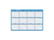 AT A GLANCE PM300 28 Recycled Horizontal Erasable Wall Planner 48 x 32