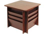 Buddy Products 9298 16 Reception Tables Square 23 1 4w x 23 1 4d x 21h Mahogany