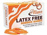 Alliance 37646 Latex Free Orange Rubber Bands Size 64 3 1 2 x 1 4 440 Bands 1 1 4lb Box