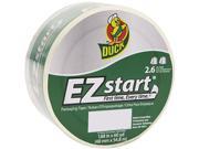 Duck CS 60C EZ Start Carton Sealing Tape 1.88 x 60 yards 3 Core Clear