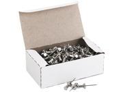 GEM CPAL5 Aluminum Head Push Pins Aluminum Silver 5 8 100 Box