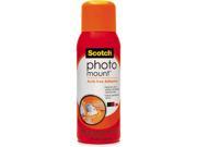 Scotch Photo Mount Spray Adhesive 10.25 oz Aerosol