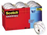 Scotch 3850 18CP 3850 Heavy Duty Packaging Tape Cabinet Pack 1.88 x 54.6 yds 18 Rolls