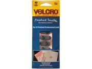 Velcro 91385 Oval Hook and Loop Fasteners 7 1 4 x 3 Black 40 Pack