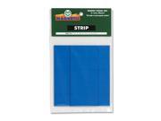Magna Visual PMR 725 Magnetic Write On Wipe Off Pre Cut Strips 2 x 7 8 Blue 25 Pack