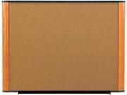 3M C3624LC Cork Bulletin Board 36 x 24 Light Cherry Frame