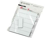 Quartet MWS Magnetic Write On Wipe Off Strips 2w x 7 8h White 25 Pack