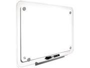 Quartet TM3623 iQTotal Erase Board 36 x 23 White Clear Frame 1 Each