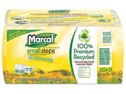 Marcal Small Steps 6224 100% Recycled Convenience Bundle Bathroom Tissue 4 Rolls Pack 6 Carton