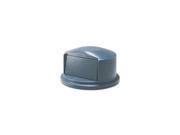 Rubbermaid Commercial Round Brute Dome Top Lid for 55 gal Waste Containers 27 1 4 Diameter Gray
