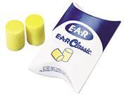 E·A·R 310 1001 Classic Ear Plugs Pillow Paks Uncorded PVC Foam Yellow 200 Pairs Box