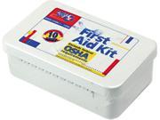 First Aid Only 240 AN Unitized First Aid Kit for 10 People 46 Pieces OSHA ANSI Plastic Case