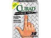 Curad Extreme Hold Bandages Assorted Sizes 30 Box
