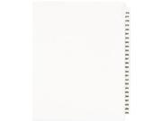 Avery 01341 Avery Style Legal Side Tab Divider Title 276 300 Letter White 1 Set