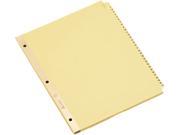 Avery 11308 Gold Reinforced Laminated Tab Dividers 31 Tab 1 31 Letter Buff 31 Set