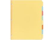 Avery 11509 Write On Plain Tab Dividers Eight Multicolor Tabs Letter Salmon 24 Sets
