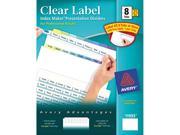 Avery 11993 Index Maker Clear Label Contemporary Color Dividers 8 Tab 25 Sets Box