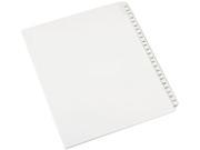 Avery 82190 Allstate Style Legal Side Tab Dividers 25 Tab 176 200 Letter White 25 Set