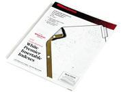 Wilson Jones 54146 Gold Pro Insertable Tab Index Clear 5 Tab Letter White Sheets