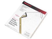 Wilson Jones 54149 Gold Pro Insertable Tab Index Clear 8 Tab Letter White Sheets