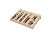 MMF Industries 221611003 One Piece Plastic Countex II Coin Tray w 6 Compartments Sand