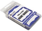 C line 92265 Self Adhesive Name Badges 2 x 3 1 2 Blue 100 Box