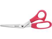 Westcott 10703 Value Line Stainless Steel Shears 8 Bent Red