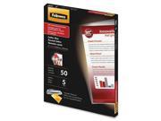 5204007 Fellowes Laminating Pouches 5 mil 11 3 4 x 9 1 2 150 per Pack