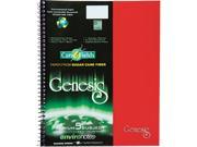 Roaring Spring 13115 Roaring Spring Genesis Notebook College Rule 11 x 9 5 Subject 200 Sheets Pad Assorted