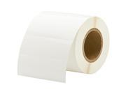 Primera 74810 TuffCoat High Gloss Label 6 Width x 2 Length Rectangle 1250 Roll 3 Core Paper Inkjet White 1 Roll
