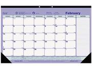 Blueline C181700 Brownline Monthly Desk Pad Calendar