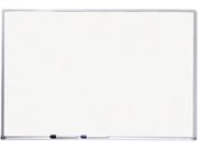 Mead 85358 Dry Erase Board Melamine Surface 72 x 48 Silver Aluminum Frame 1 Each