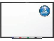 Quartet S531B Standard Whiteboards Black Aluminum Frame 2 x 1.5