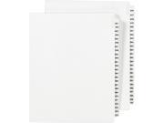 Avery 01353 Standard Collated Legal Dividers Avery Style 1353 Letter Size 651 700 Tab Set
