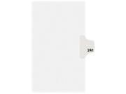 Avery 82457 Individual Side Tab Legal Exhibit Dividers