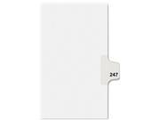 Avery 82463 Individual Side Tab Legal Exhibit Dividers